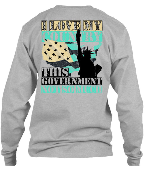 I Love My Country T Shirt, I Love Veteran T Shirt