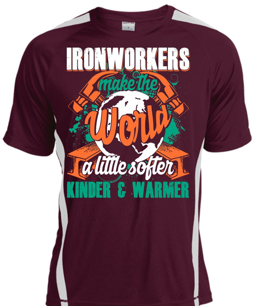 Ironworkers Make The World T Shirt, Being An Ironworker T Shirt, Cool Shirt