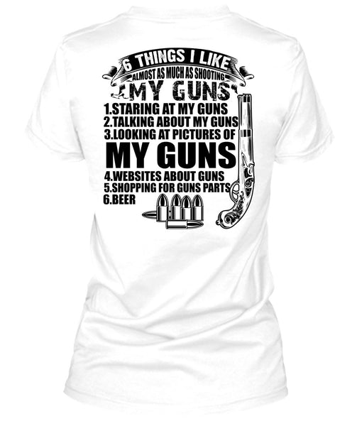 Shooting My Guns T Shirt, I Love Veteran T Shirt