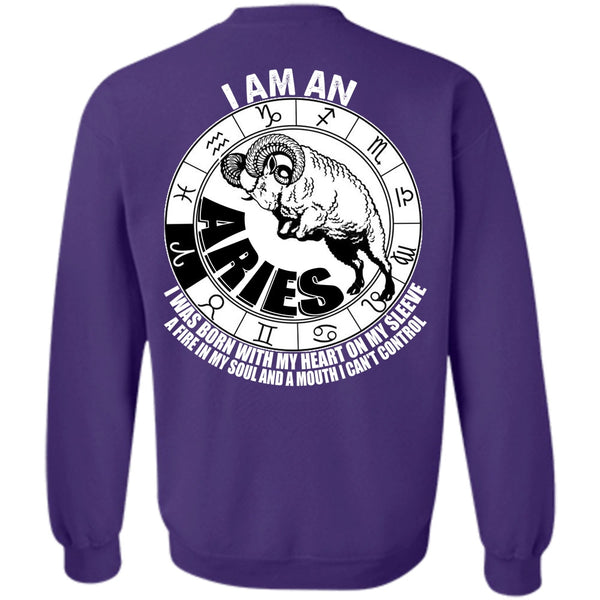 Fire In My Soul T Shirt, I Love Aries Sweatshirt
