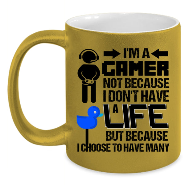 Awesome Gift For Gamers Coffee Mug, I'm A Gamer Accent Mug