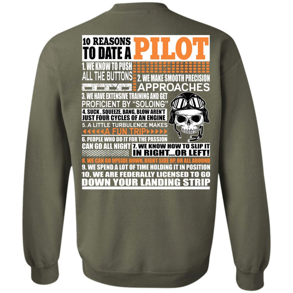 Down Your Landing Strip T Shirt, I Love Pilot Sweatshirt
