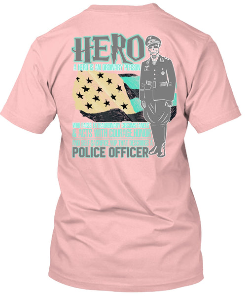 Police Officer T Shirt, I Love Police T Shirt