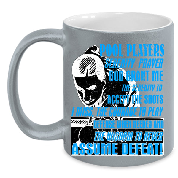 Serenity Prayer Coffee Mug, Pool Players Accent Mug