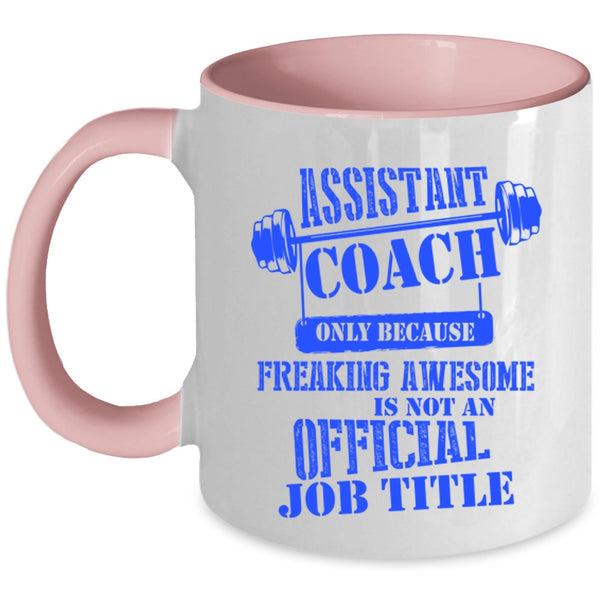 Awesome Assistant Coach Coffee Mug, Assistant Coach Accent Mug