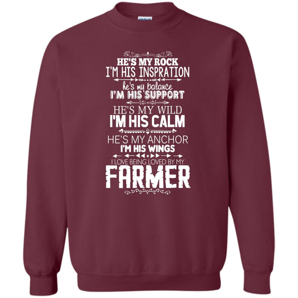 I Love Being Loved By My Farmer T Shirt, Coolest Farmer Sweatshirt