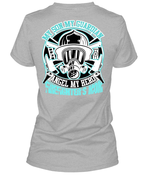 Firefighter's Mom T Shirt, I Love Firefighter T Shirt