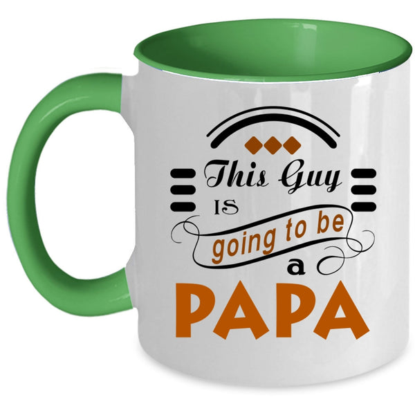 Awesome Papa Coffee Mug, This Guy Is Going To Be A Papa Accent Mug