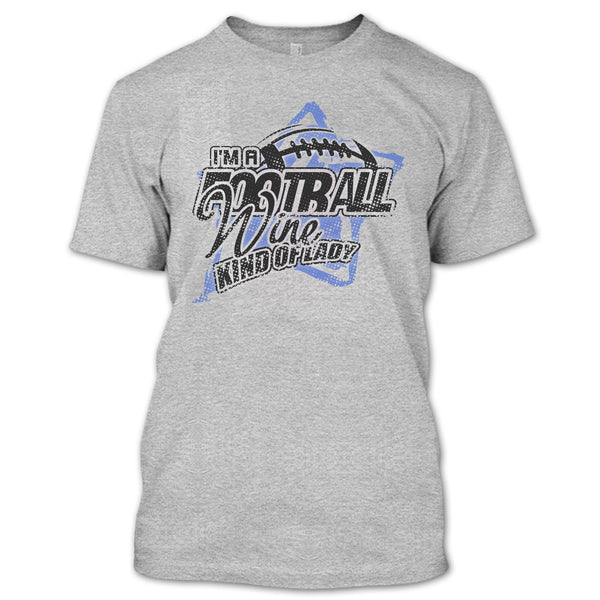 I'm A Football T Shirt, Coolest Football Lady T Shirt