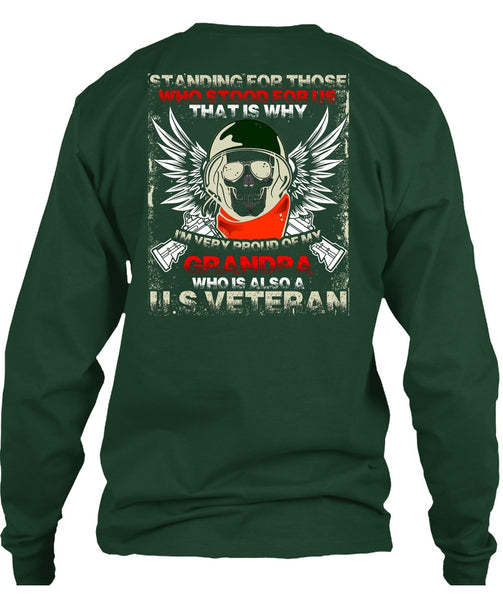 Grandpa Who Is Also US Veteran T Shirt, Being A Veteran T Shirt