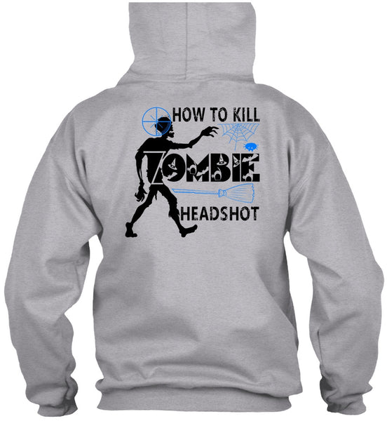 How To Kill Zombie Headshot T Shirt, Wait For Halloween T Shirt