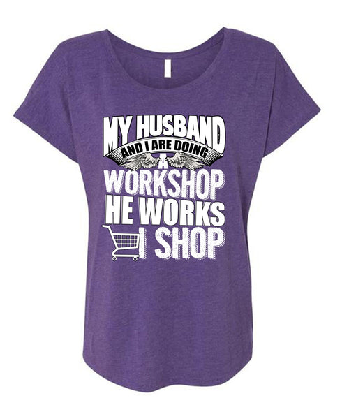 A black t-shirt with the shopify logo