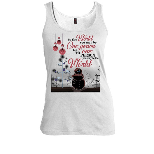 To The World You May Be One Person T Shirt, Coolest Merry Christmas T Shirt, Awesome t-shirts