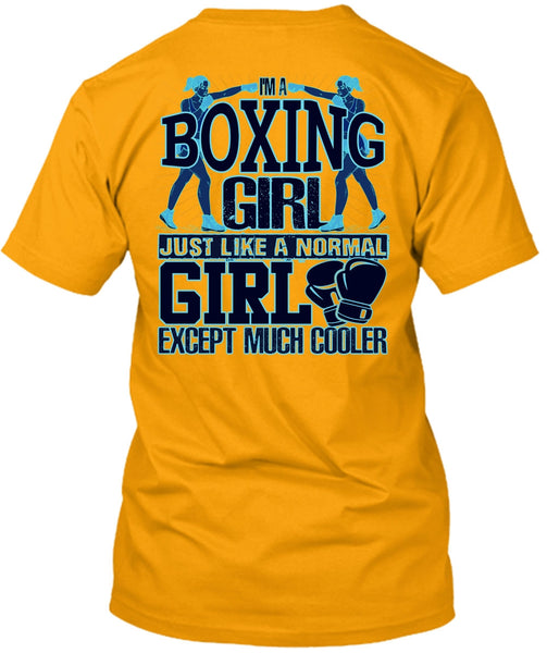 I'm A Boxing Girl T Shirt, I Love Boxer T Shirt