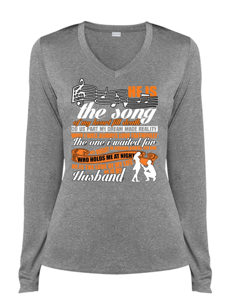 He Is The Song Of My Heart T Shirt, I Love Husband T Shirt