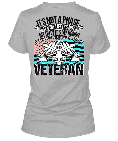 Air Force Veteran T Shirt, I Love Veteran T Shirt