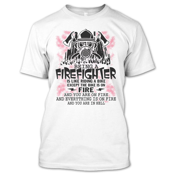 A black t-shirt with the shopify logo