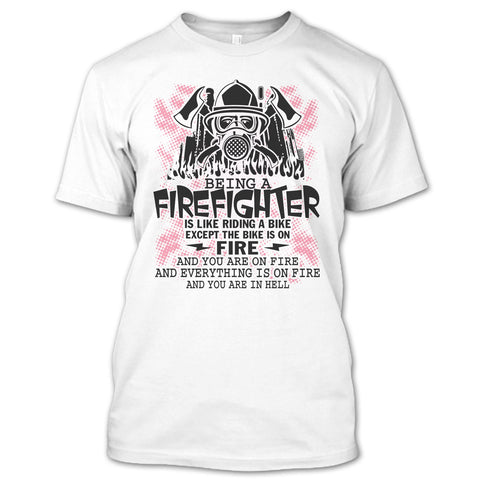 A black t-shirt with the shopify logo