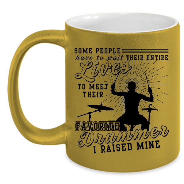 Being A Drummer Coffee Mug, Their Favorite Drummer Accent Mug