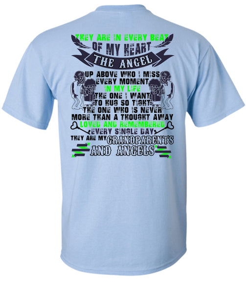 Grandparents And Angels T Shirt, I Love Papa T Shirt