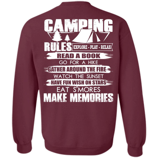 Make Memories T Shirt, I Love Camping Sweatshirt