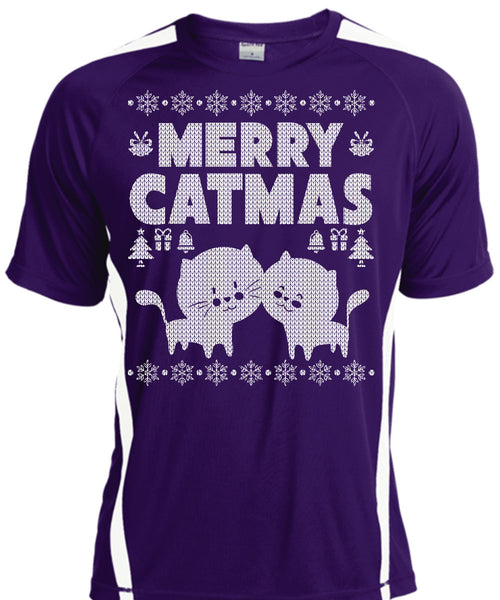 Merry Catmas T Shirt, Funny Winter T Shirt, Cool Shirt