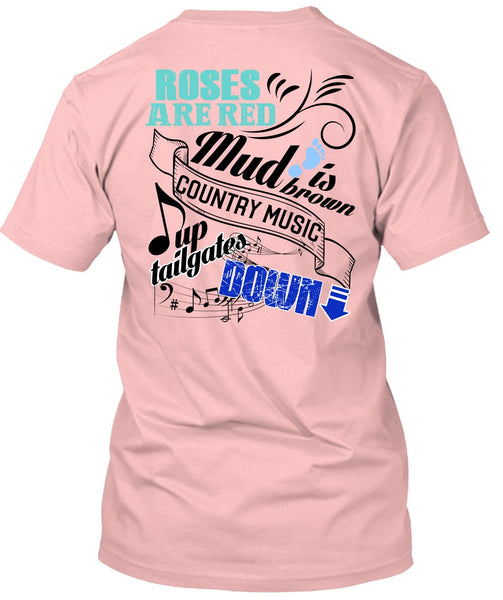 Roses Are Red T Shirt, I Love Music T Shirt