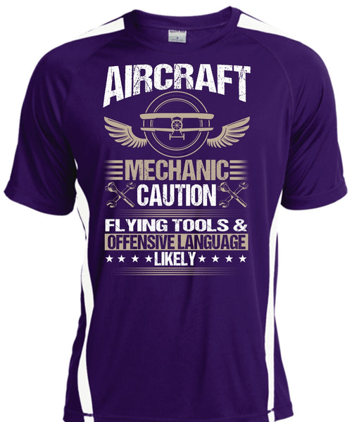 Aircraft Mechanic Caution Flying Tools T Shirt, Being A Mechanic T Shirt, Cool Shirt