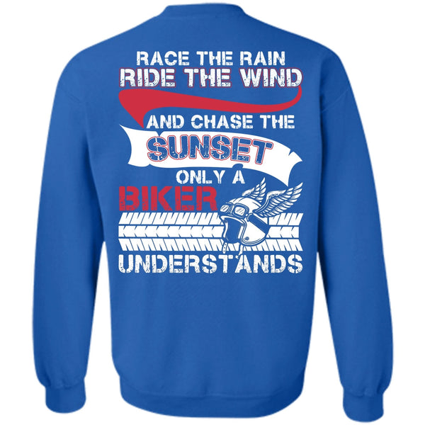 Ride The Wind T Shirt, I Love Biker Sweatshirt
