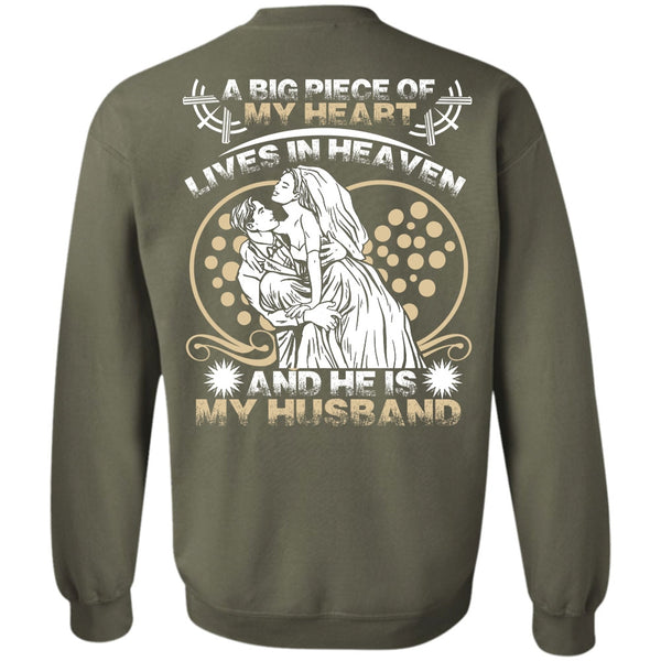 Lives In Heaven T Shirt, I Love Husband Sweatshirt