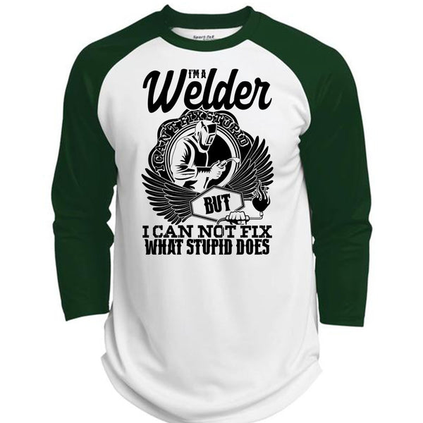 I'm A Welder T Shirt, I Love Welding T Shirt, Awesome T-Shirts  (Polyester Game Baseball Jersey)