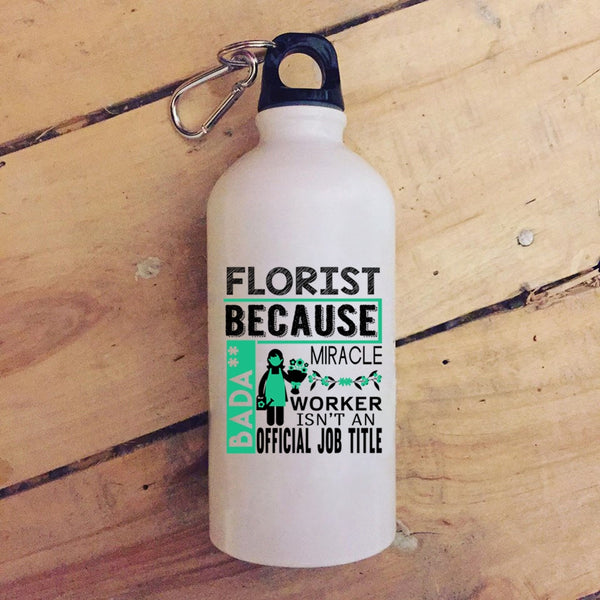 Florist 20 oz Stainless Steel Bottle,Cute Gift For Florists Outdoor Sports Water Bottle