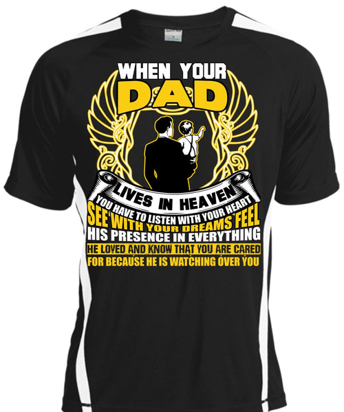 A black t-shirt with the shopify logo