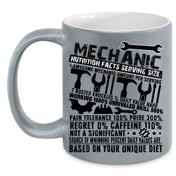 Awesome Mechanics Coffee Mug, Mechanic Accent Mug