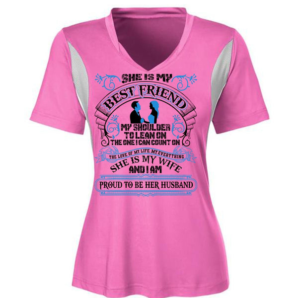 She Is My Best Friend T Shirt, I Love Wife T Shirt