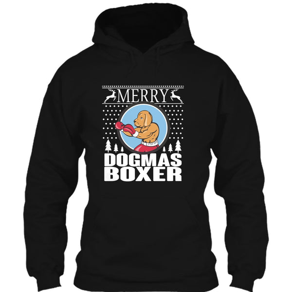 Merry Dogmas Boxer T Shirt, Coolest Merry Christmas T Shirt