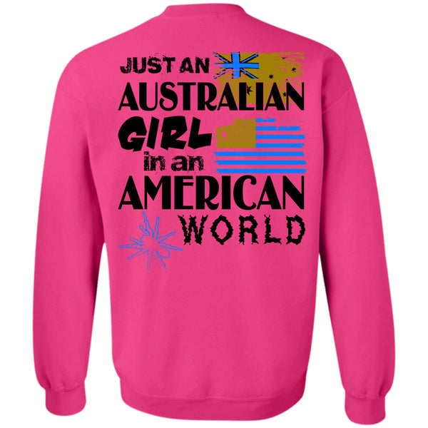 Wait For Halloween T Shirt, Just An Australian Girl In An American World Sweatshirt