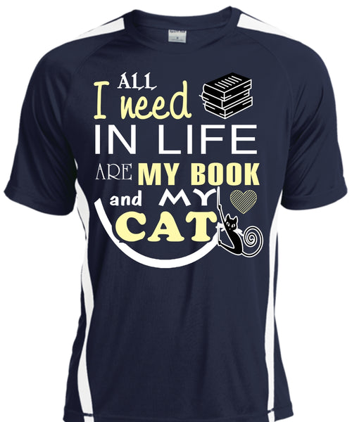 All I Need In Life Are My Book And My Cat T Shirt, My Pets T Shirt, My Favorite T Shirt