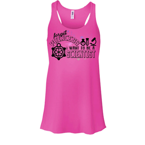 Forget Princess T Shirt, Coolest Scientist Tank Top