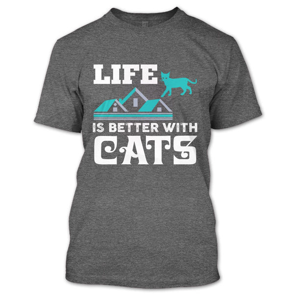 A black t-shirt with the shopify logo