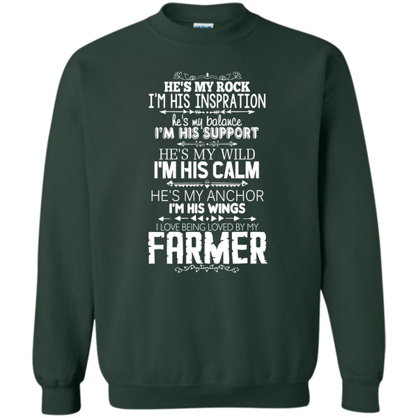 I Love Being Loved By My Farmer T Shirt, Coolest Farmer Sweatshirt