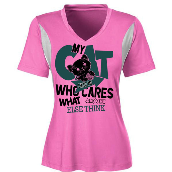 My Cat Likes Me Who Cares T Shirt, I Love My Cat T Shirt