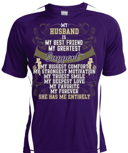 My Husband Is My Best Friend T Shirt, My Truest Smile T Shirt, Cool Shirt