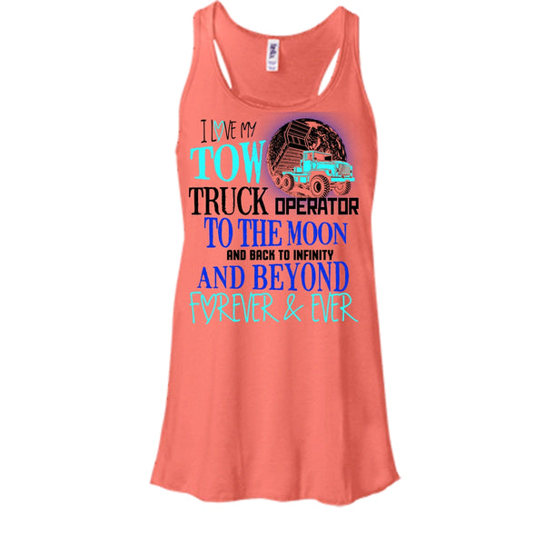 I Love My Tow Truck Operator T Shirt, I'm A Truck Operator Tank Top