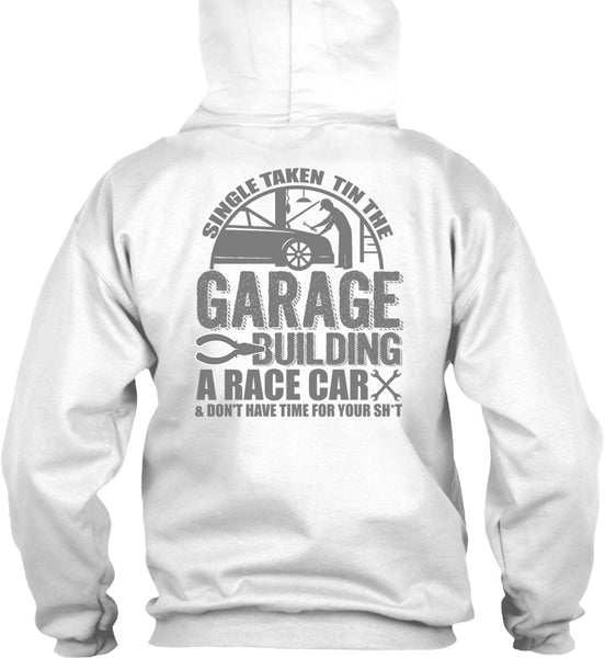 Garage Building A Race Car T Shirt, I Love Mechanic T Shirt