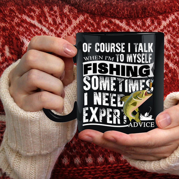 When I'm Fishing Coffee Mug, Funny Gift For Fisher Coffee Cup