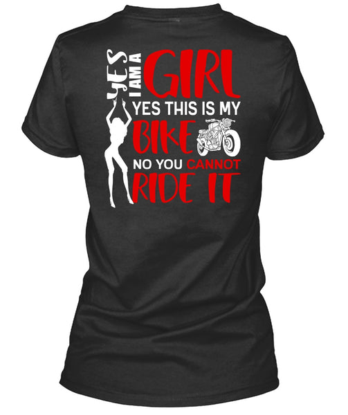 I Am A Girl T Shirt, This Is My Bike T Shirt
