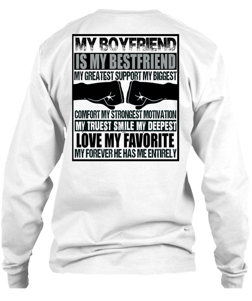 My Boyfriend Is My Best Friend T Shirt, I Love Boyfriend T Shirt