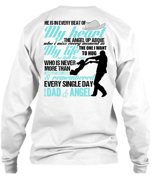 He Is My Dad And Angel T Shirt, I Love Dad T Shirt