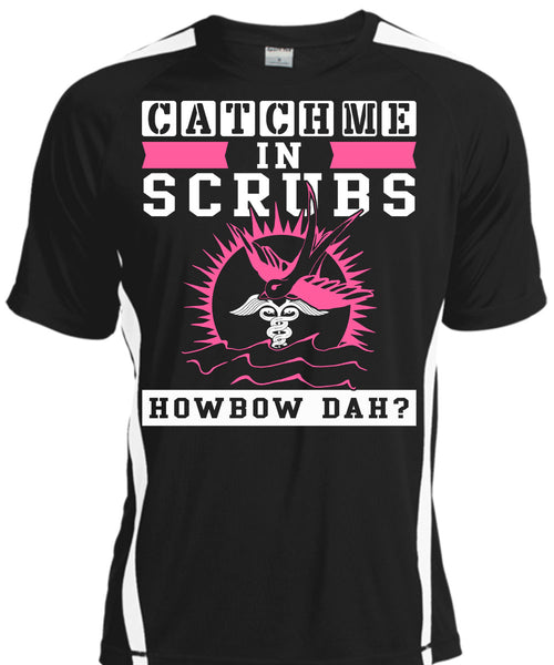 A black t-shirt with the shopify logo